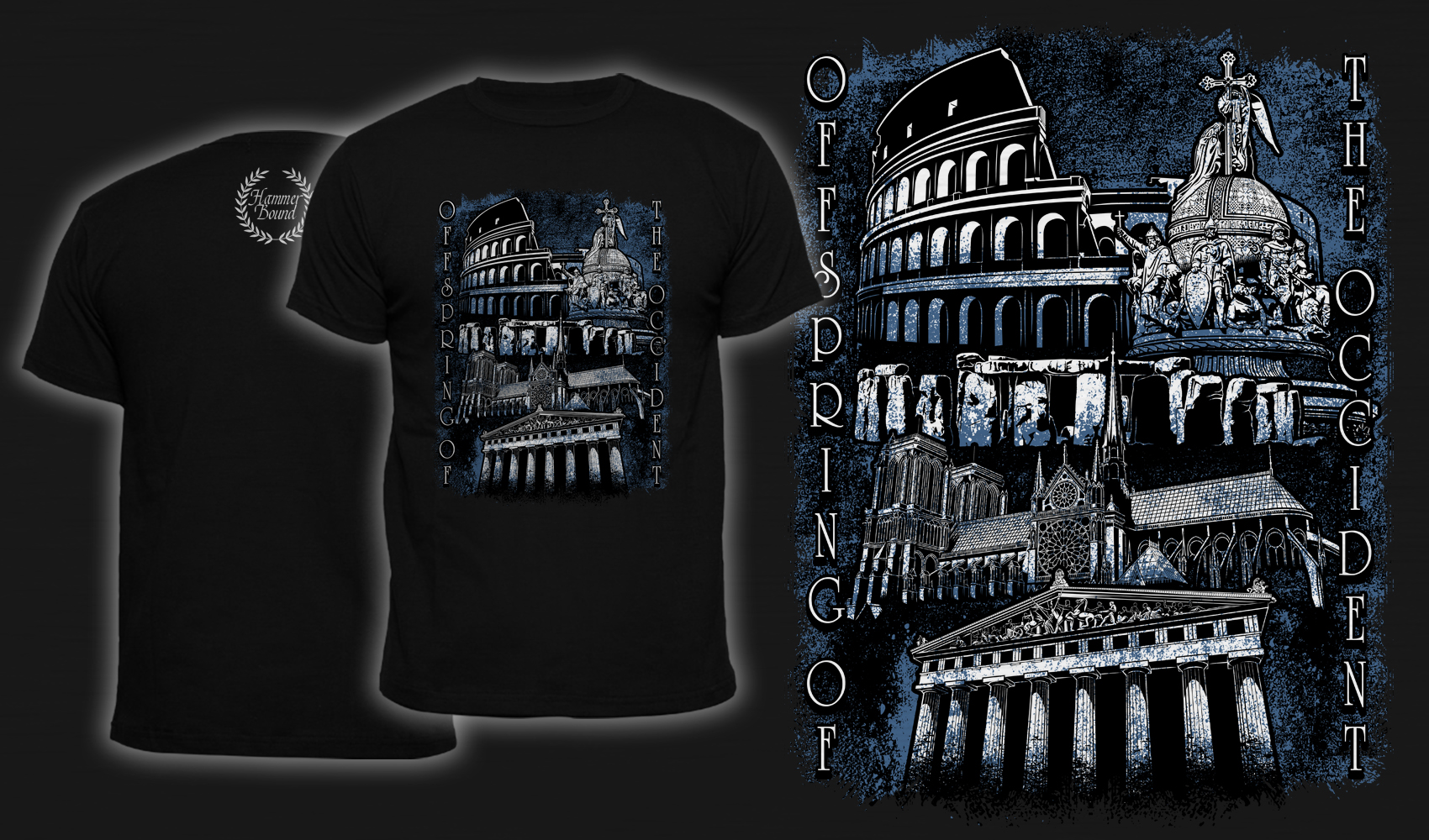 Offspring Of The Occident - Men's T-Shirt Black